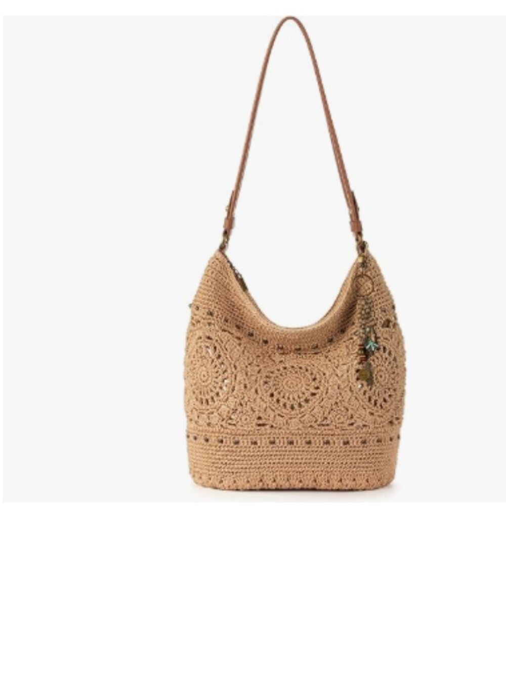 Hobo Bag - Hand Crochet Large Women's Purse for Everyday & Travel - Durable Hand